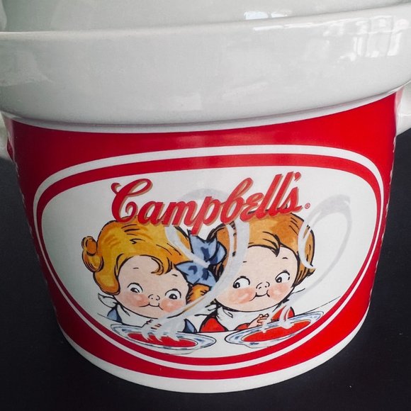 CAMPBELL'S Vintage Soup Tureen, Lid & Ladle EUC - Picture 7 of 9